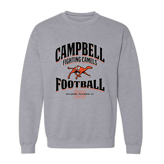 Campbell - NCAA Football : Wilson Wilson III - Classic Fashion Shersey Crewneck Sweatshirt-0