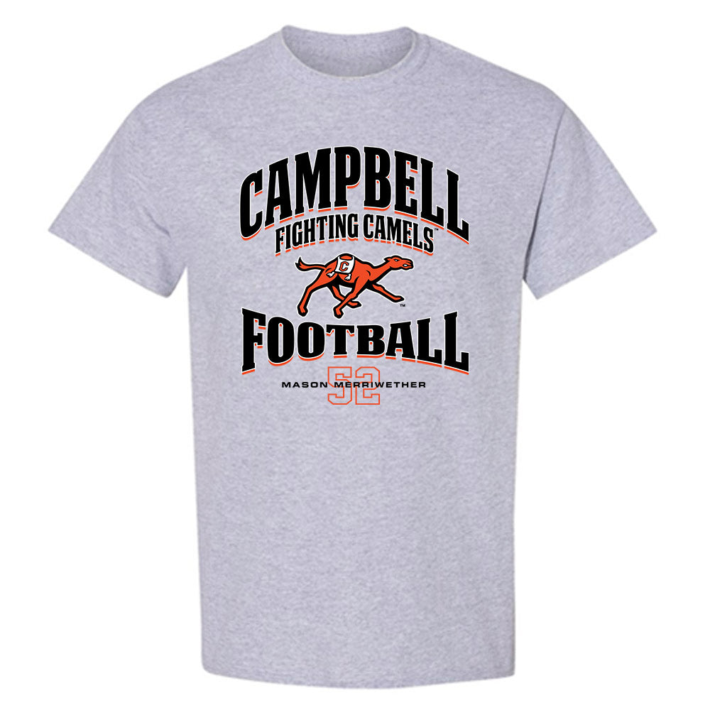 Campbell - NCAA Football : Mason Merriwether - Classic Fashion Shersey T-Shirt-0