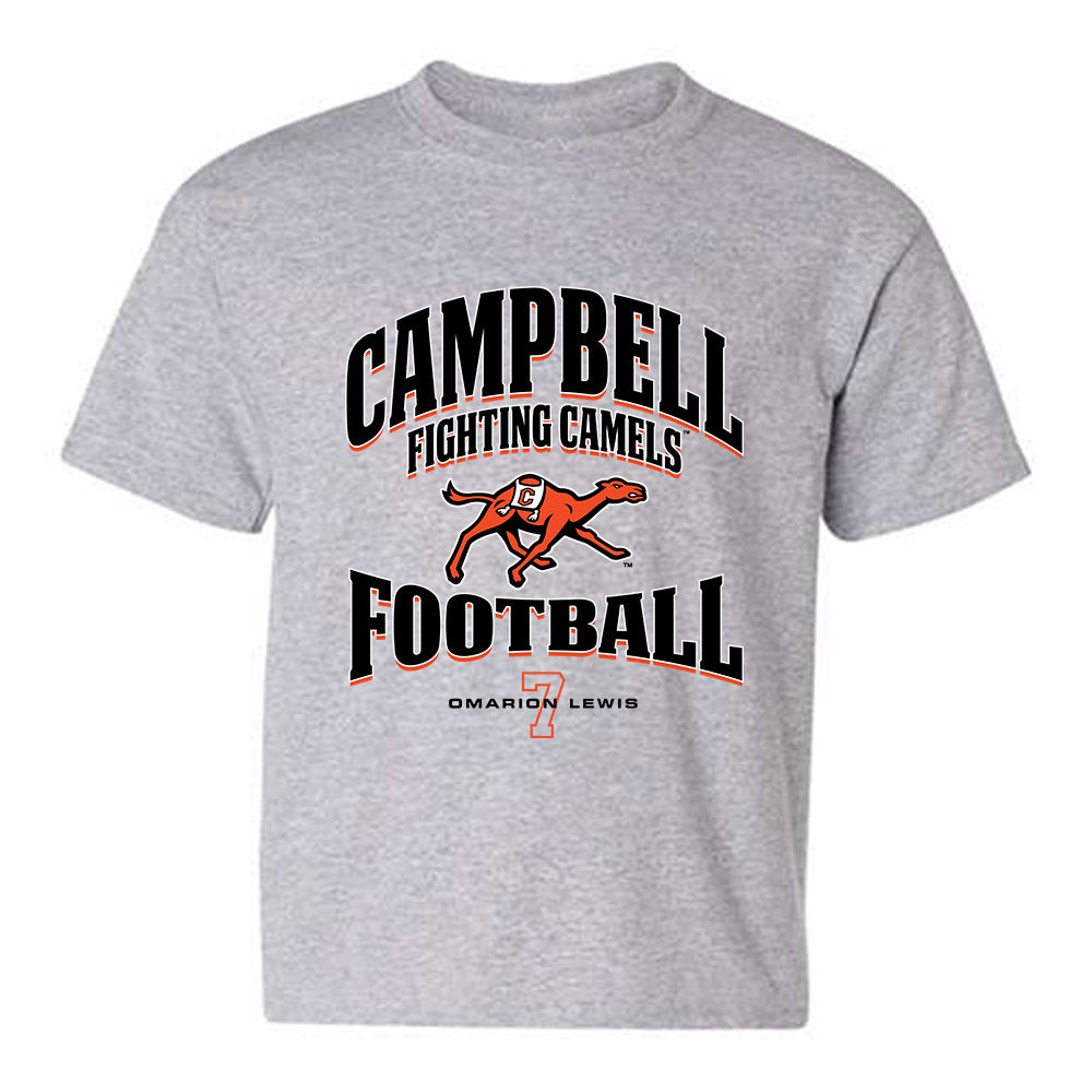 Campbell - NCAA Football : Omarion Lewis - Classic Fashion Shersey Youth T-Shirt-0