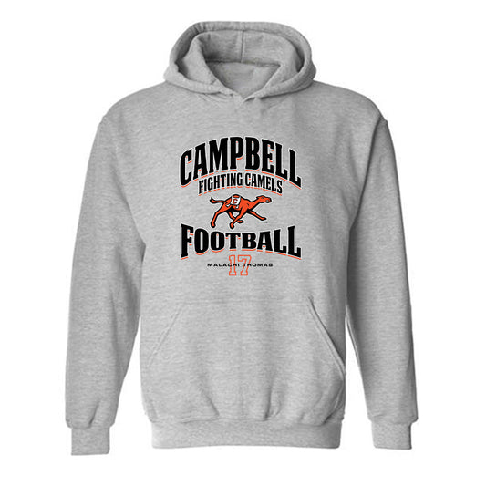 Campbell - NCAA Football : Malachi Thomas - Classic Fashion Shersey Hooded Sweatshirt-0