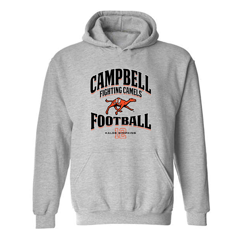 Campbell - NCAA Football : Kaleb Simpkins - Classic Fashion Shersey Hooded Sweatshirt-0
