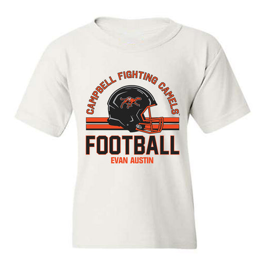Campbell - NCAA Football : Evan Austin - Classic Fashion Shersey Youth T-Shirt-0