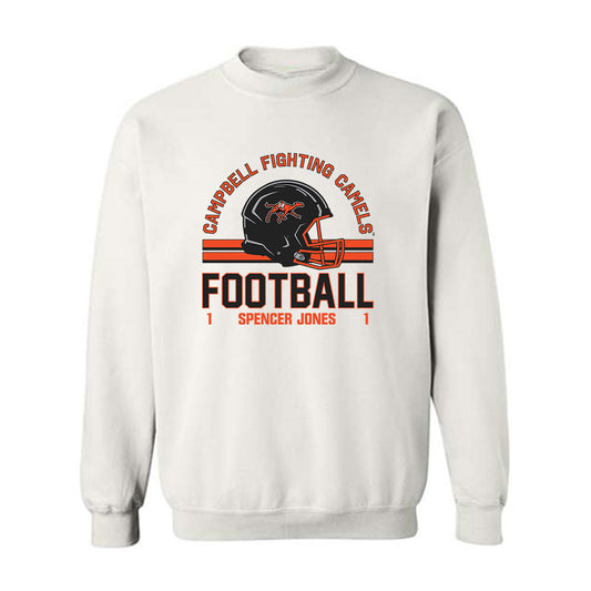 Campbell - NCAA Football : Spencer Jones - Classic Fashion Shersey Crewneck Sweatshirt-0