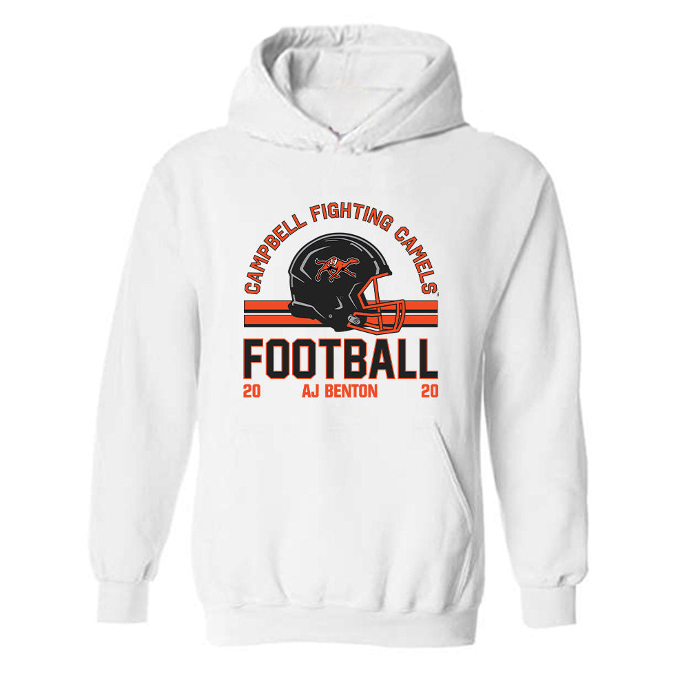 Campbell - NCAA Football : AJ Benton - Classic Fashion Shersey Hooded Sweatshirt-0