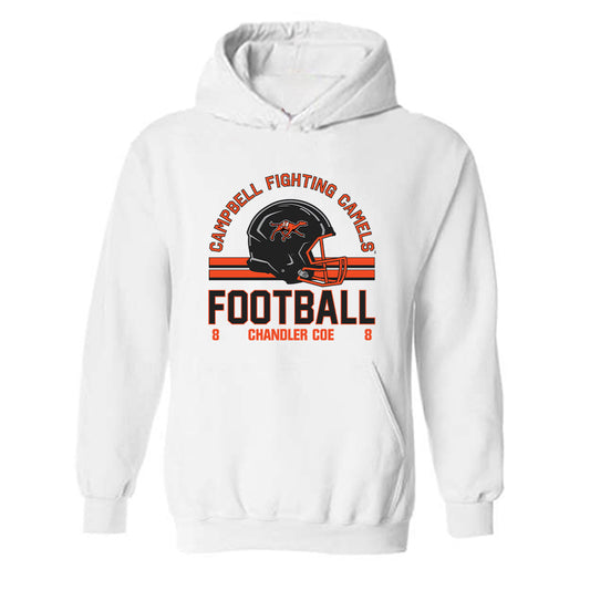 Campbell - NCAA Football : Chandler Coe - Classic Fashion Shersey Hooded Sweatshirt-0