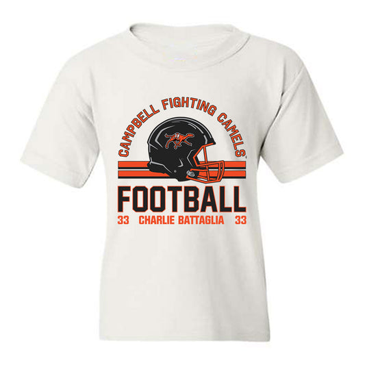Campbell - NCAA Football : Charlie Battaglia - Classic Fashion Shersey Youth T-Shirt-0