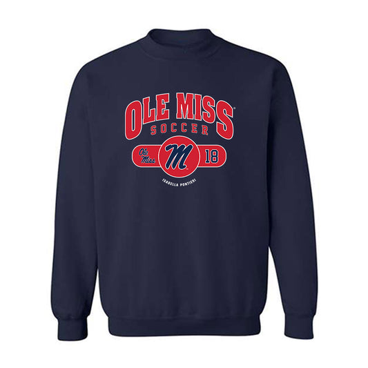 Ole Miss - NCAA Women's Soccer : Isabella Pontieri - Classic Fashion Shersey Crewneck Sweatshirt-0