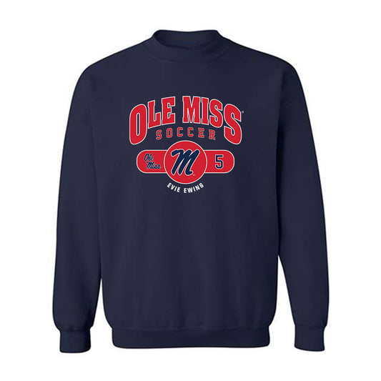 Ole Miss - NCAA Women's Soccer : Evie Ewing - Classic Fashion Shersey Crewneck Sweatshirt-0