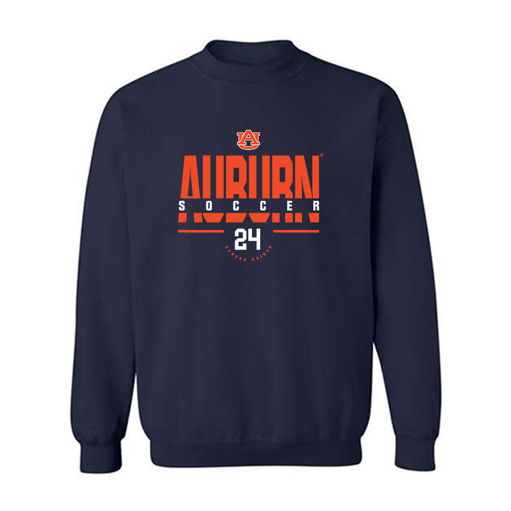 Auburn - NCAA Women's Soccer : Aurora Gaines - Classic Fashion Shersey Crewneck Sweatshirt-0