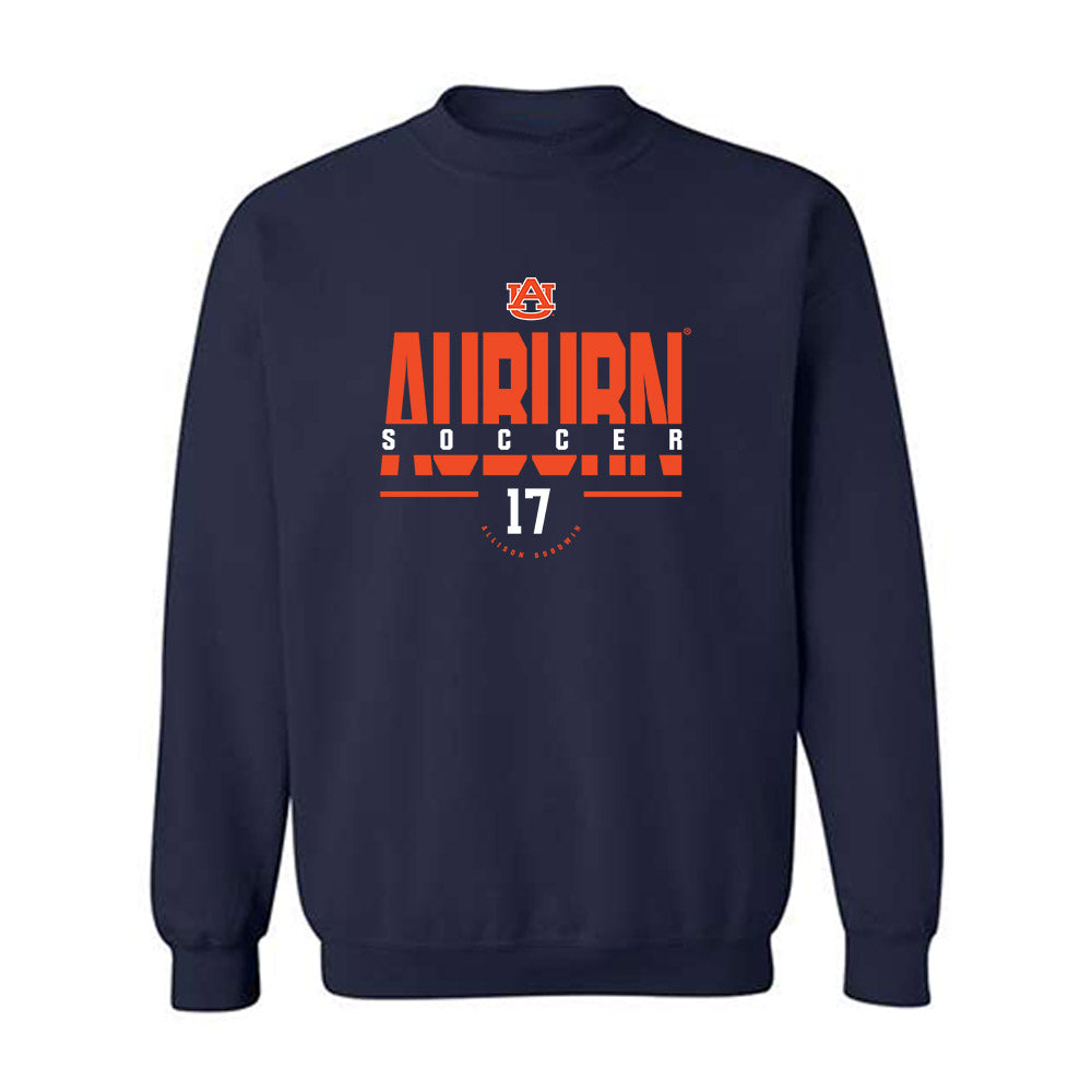 Auburn - NCAA Women's Soccer : Allison Goodwin - Classic Fashion Shersey Crewneck Sweatshirt-0