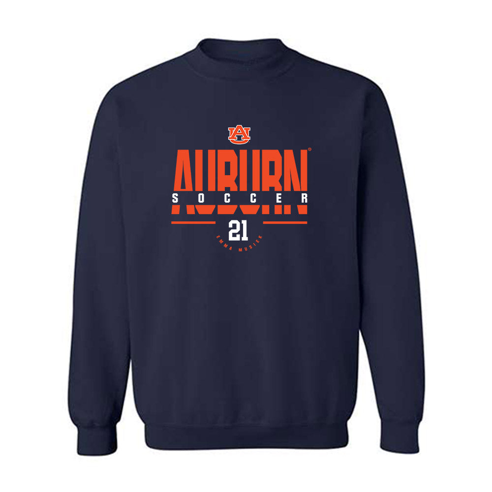 Auburn - NCAA Women's Soccer : Emma Musiek - Classic Fashion Shersey Crewneck Sweatshirt-0