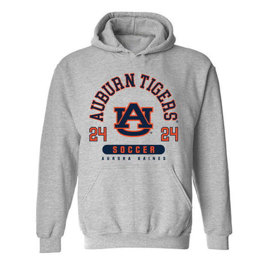 Auburn - NCAA Women's Soccer : Aurora Gaines - Classic Fashion Shersey Hooded Sweatshirt-0