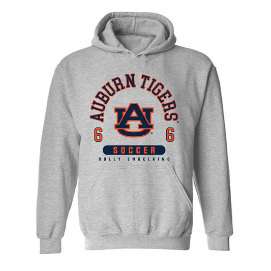 Auburn - NCAA Women's Soccer : Holly Engelking - Classic Fashion Shersey Hooded Sweatshirt-0