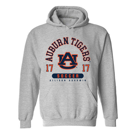 Auburn - NCAA Women's Soccer : Allison Goodwin - Classic Fashion Shersey Hooded Sweatshirt-0