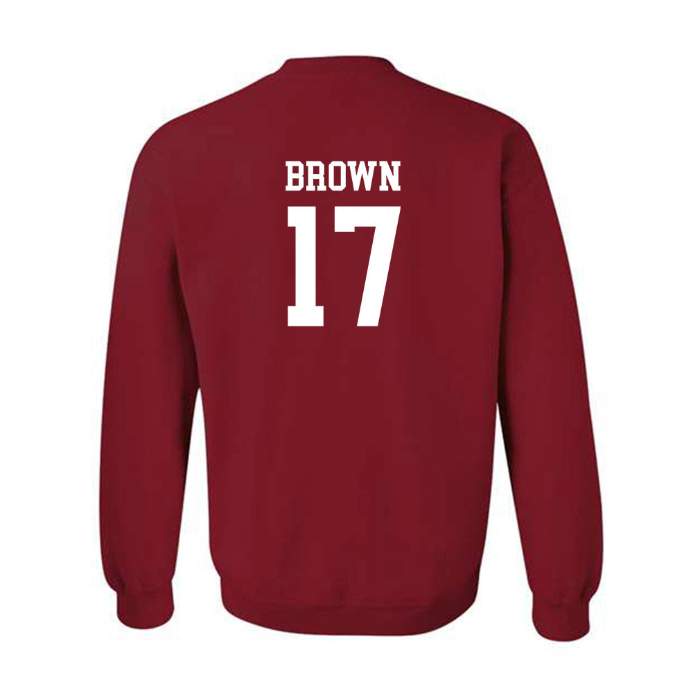 Alabama - NCAA Football : Trae'shawn Brown - Classic Shersey Crewneck Sweatshirt-1