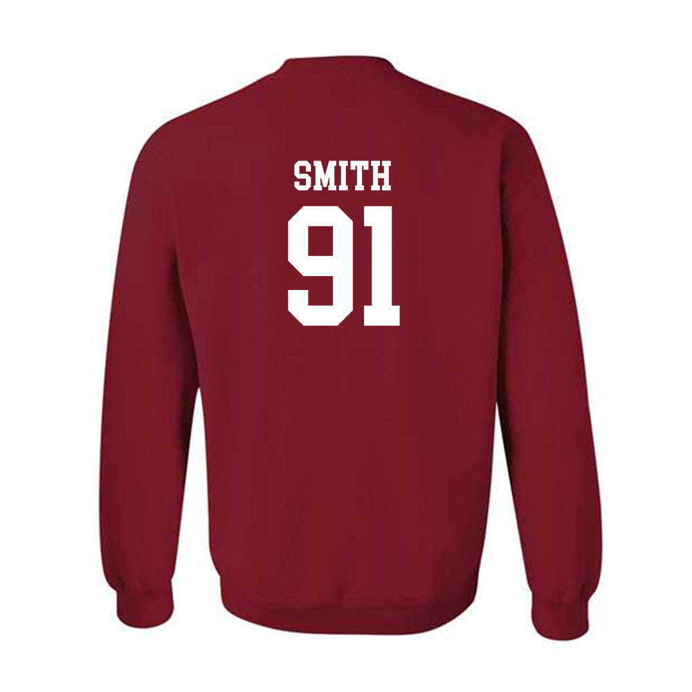 Alabama - NCAA Football : Caleb Smith - Classic Shersey Crewneck Sweatshirt-1
