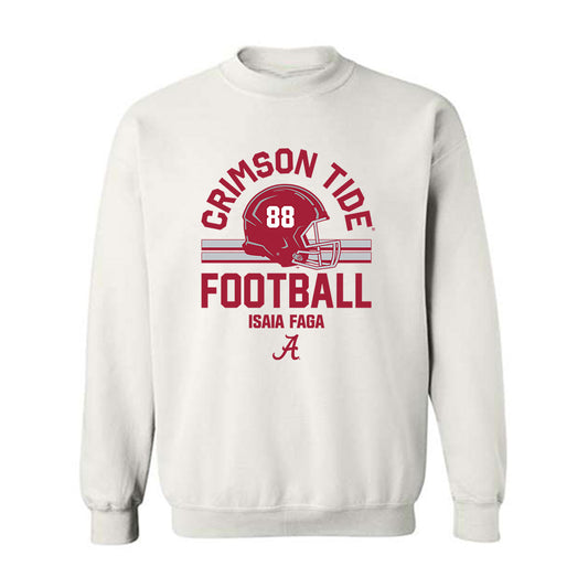 Alabama - NCAA Football : Isaia Faga - Classic Fashion Crewneck Sweatshirt-0