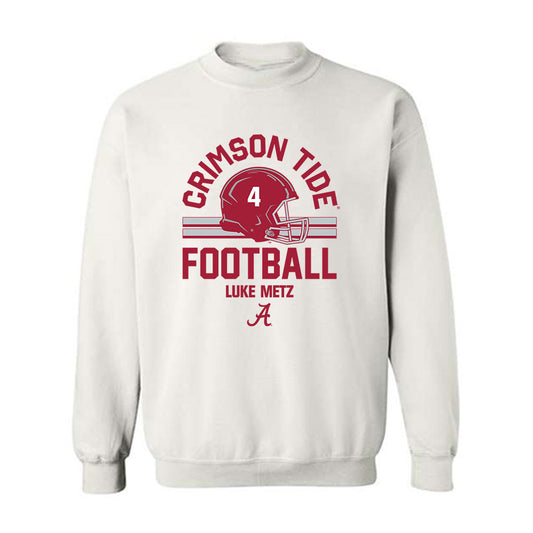 Alabama - NCAA Football : Luke Metz - Classic Fashion Crewneck Sweatshirt-0