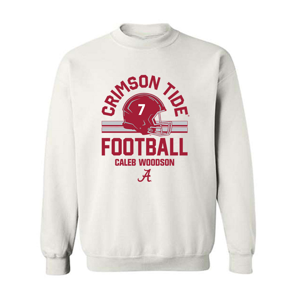 Alabama - NCAA Football : Caleb Woodson - Classic Fashion Crewneck Sweatshirt-0