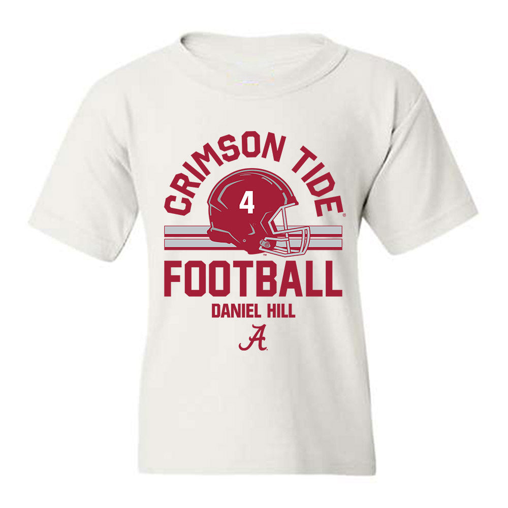 Alabama - NCAA Football : Daniel Hill - Classic Fashion Youth T-Shirt-0