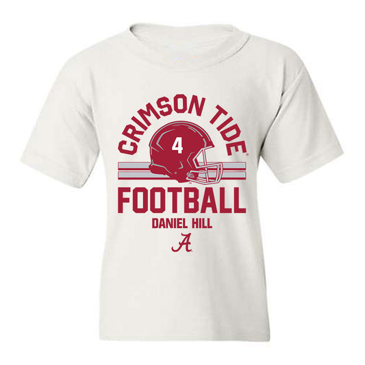Alabama - NCAA Football : Daniel Hill - Classic Fashion Youth T-Shirt-0