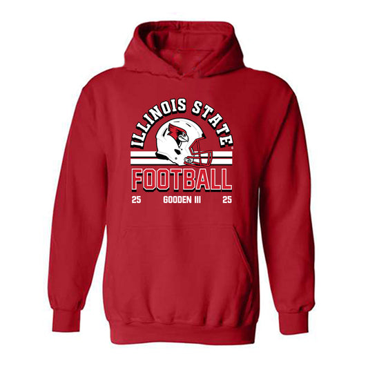Illinois State - NCAA Football : Albert Gooden III - Classic Fashion Shersey Hooded Sweatshirt-0