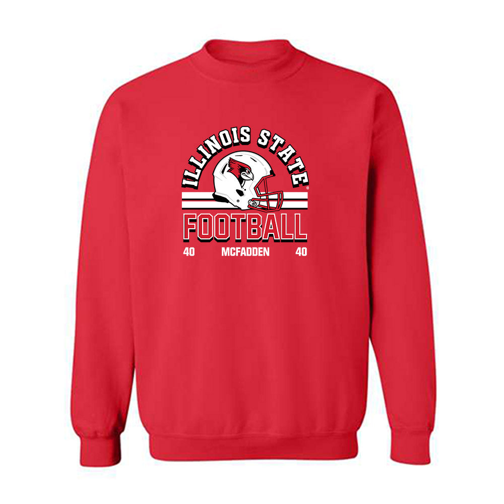 Illinois State - NCAA Football : Diesel McFadden - Classic Fashion Shersey Crewneck Sweatshirt-0