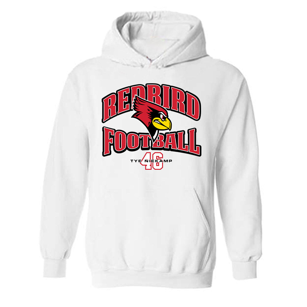 Illinois State - NCAA Football : Tye Niekamp - Classic Fashion Shersey Hooded Sweatshirt-0