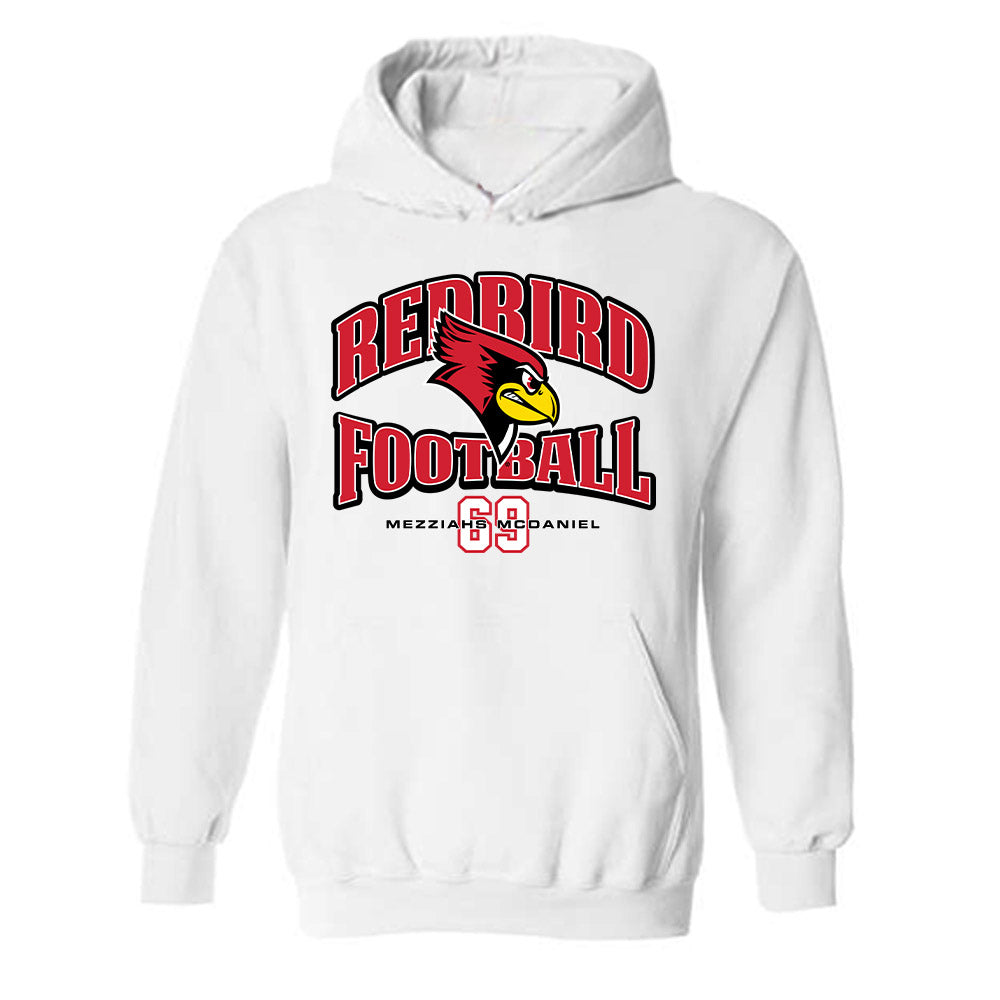Illinois State - NCAA Football : Mezziahs McDaniel - Classic Fashion Shersey Hooded Sweatshirt-0
