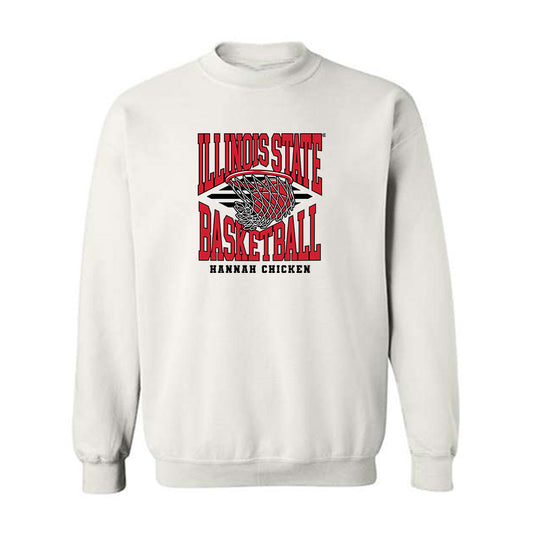 Illinois State - NCAA Women's Basketball : Hannah Chicken - Classic Fashion Shersey Crewneck Sweatshirt-0