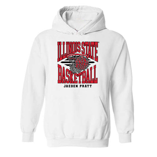 Illinois State - NCAA Women's Basketball : Jaeden Pratt - Classic Fashion Shersey Hooded Sweatshirt-0
