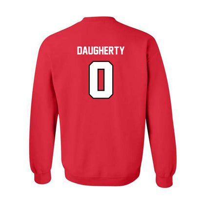 Illinois State - NCAA Men's Basketball : Jack Daugherty - Replica Shersey Crewneck Sweatshirt-1