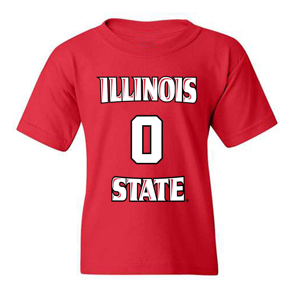 Illinois State - NCAA Men's Basketball : Jack Daugherty - Replica Shersey Youth T-Shirt-0