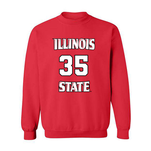 Illinois State - NCAA Men's Basketball : Chase Walker - Replica Shersey Crewneck Sweatshirt-0