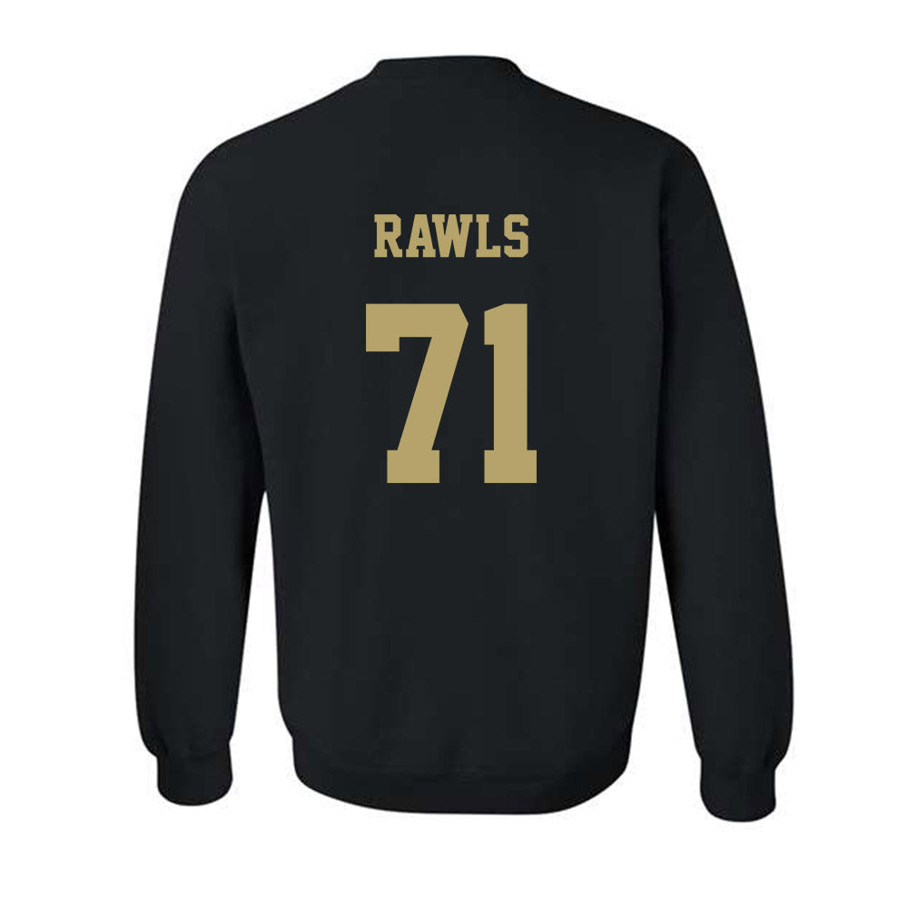 JMU - NCAA Football : Deacon Rawls - Fashion Shersey Crewneck Sweatshirt-1
