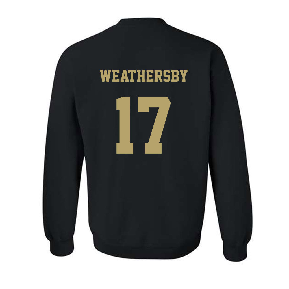 JMU - NCAA Football : Gannon Weathersby - Fashion Shersey Crewneck Sweatshirt-1