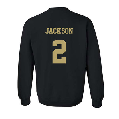 JMU - NCAA Football : Nakian Jackson - Fashion Shersey Crewneck Sweatshirt-1