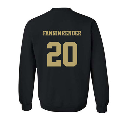 JMU - NCAA Football : Malachi Fannin-Render - Fashion Shersey Crewneck Sweatshirt-1