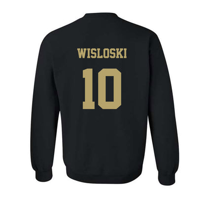 JMU - NCAA Football : Braeden Wisloski - Fashion Shersey Crewneck Sweatshirt-1