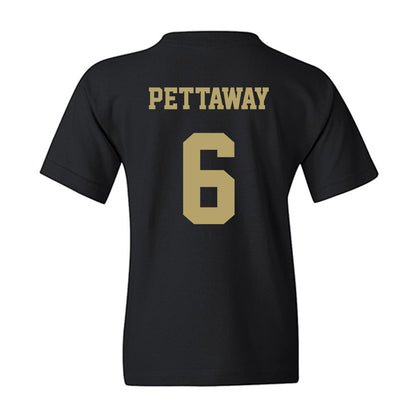 JMU - NCAA Football : George Pettaway - Fashion Shersey Youth T-Shirt-1