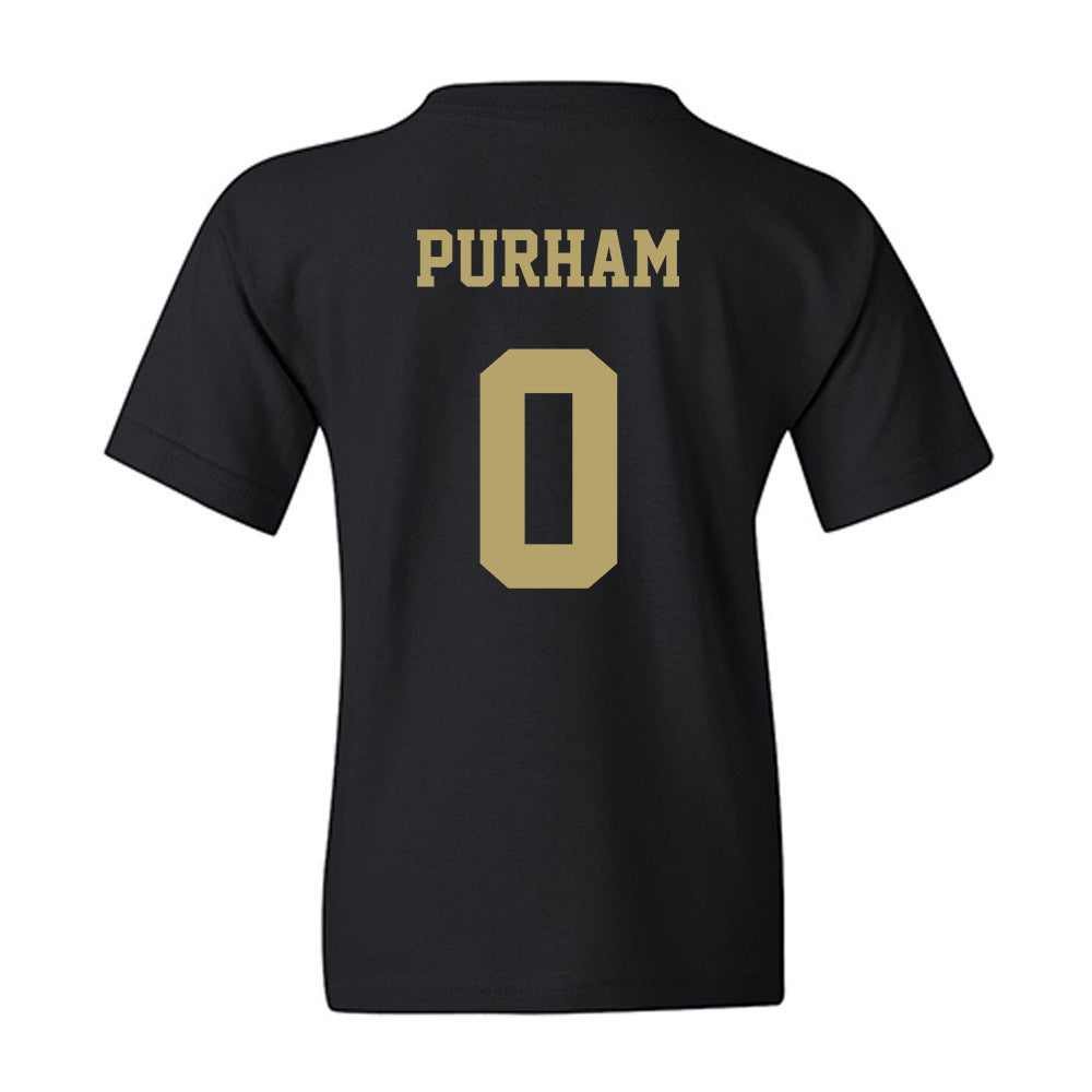 JMU - NCAA Football : Mason Purham - Fashion Shersey Youth T-Shirt-1