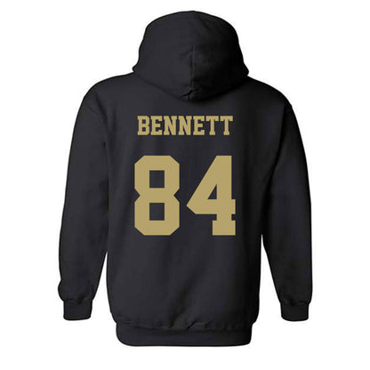 JMU - NCAA Football : Andrew Bennett - Fashion Shersey Hooded Sweatshirt-1