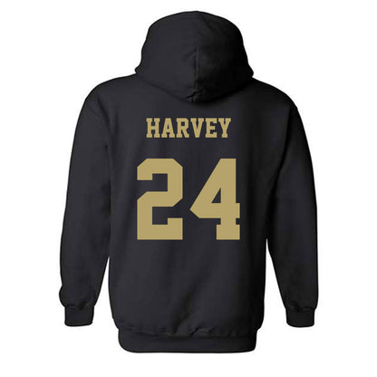 JMU - NCAA Football : Jayon Harvey - Fashion Shersey Hooded Sweatshirt-1