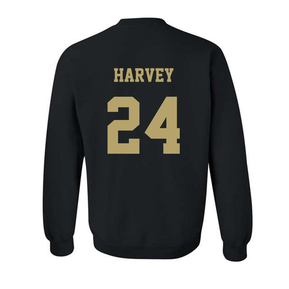 JMU - NCAA Football : Jayon Harvey - Fashion Shersey Crewneck Sweatshirt-1