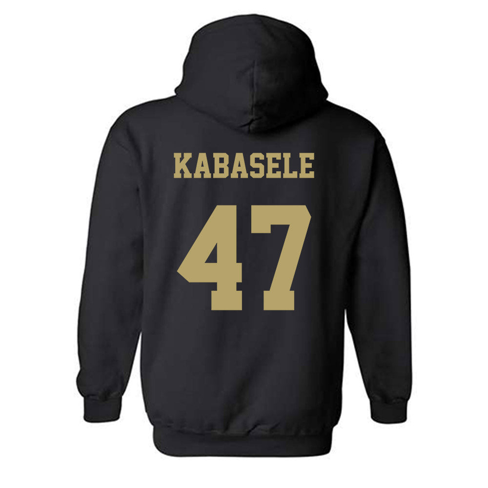 JMU - NCAA Football : Kevin Kabasele - Fashion Shersey Hooded Sweatshirt-1