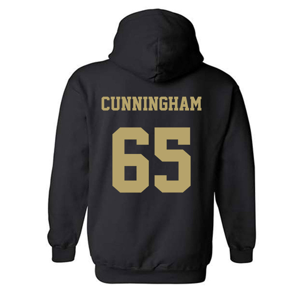 JMU - NCAA Football : Parker Cunningham - Fashion Shersey Hooded Sweatshirt-1