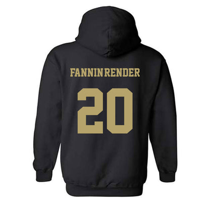 JMU - NCAA Football : Malachi Fannin-Render - Fashion Shersey Hooded Sweatshirt-1
