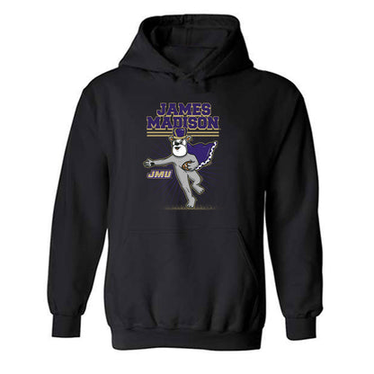 JMU - NCAA Football : Mason Purham - Fashion Shersey Hooded Sweatshirt-0