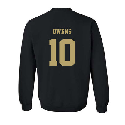 JMU - NCAA Men's Basketball : Matthew Owens - Fashion Shersey Crewneck Sweatshirt-1