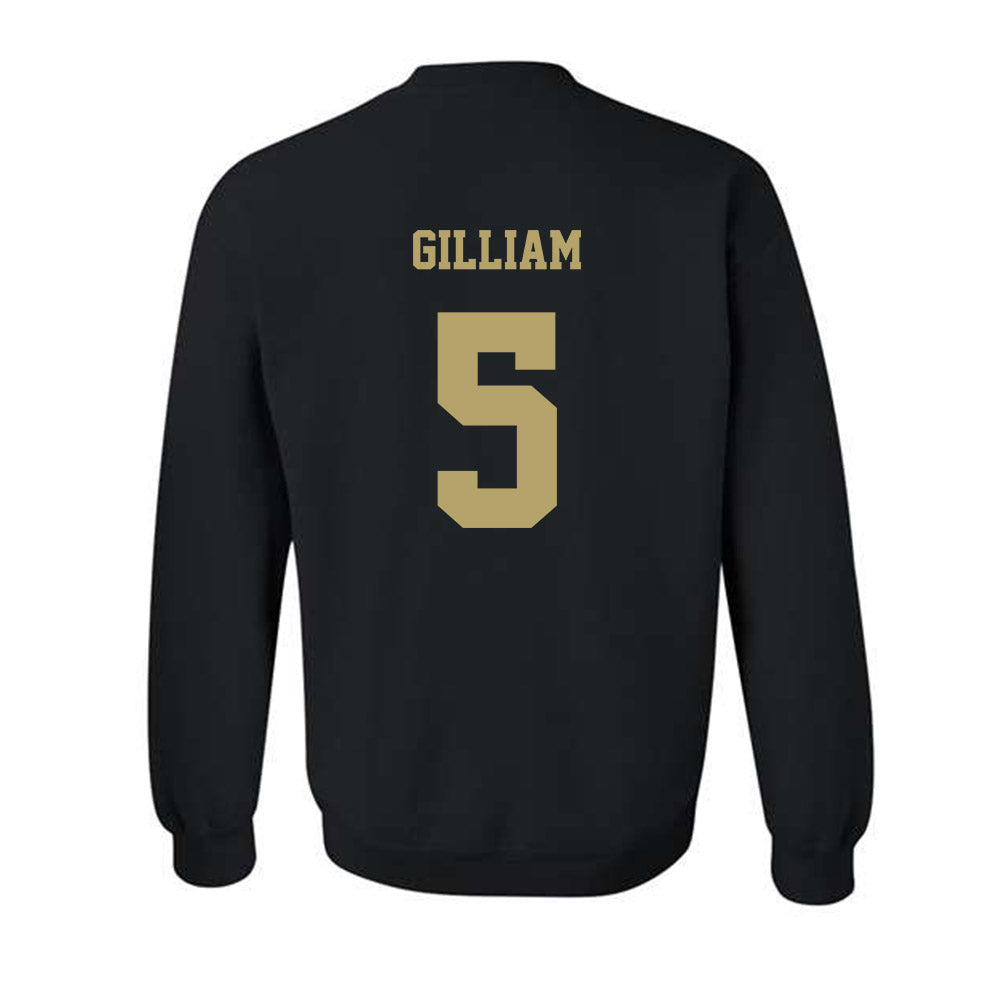 JMU - NCAA Women's Basketball : Demi Gilliam - Fashion Shersey Crewneck Sweatshirt-1